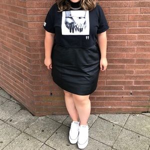 City Chic Pleather Skirt